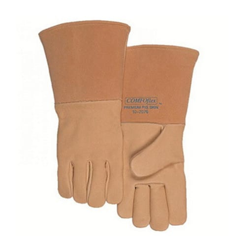 威特仕 10-2076猪青皮斜拇指款电焊手套