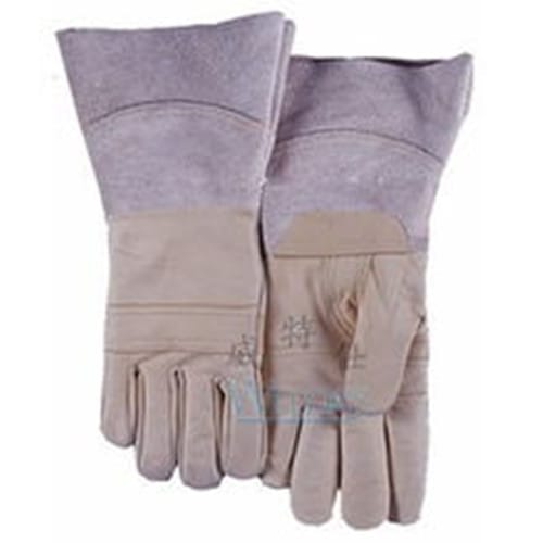 威特仕 10-9750 牛青驳掌直拇指款电焊手套