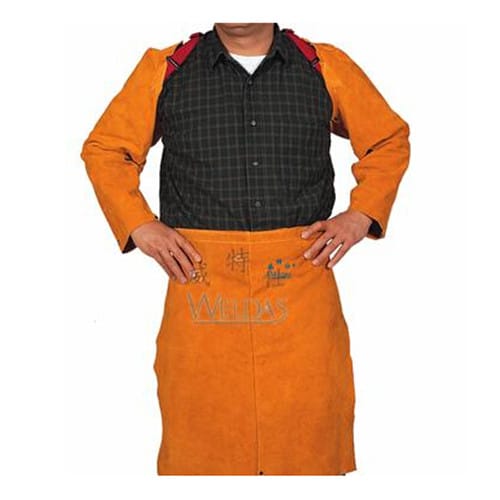 威特仕 44-2022 电焊手袖 金黄色皮手袖 烧焊手袖 阻燃袖套