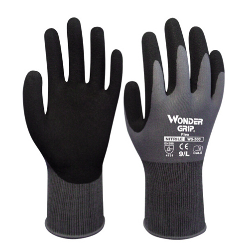 多给力WG-500通用丁腈磨砂作业手套