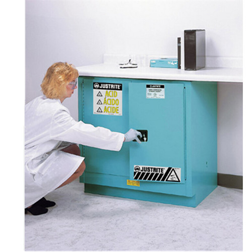 杰斯瑞特Justrite 22加仑钢制腐蚀性台下式安全柜 8923221